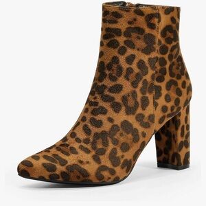 Leopard booties